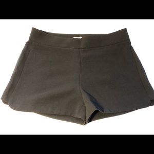 J. Crew Drapey Dress Shorts Solid Black Side Zip